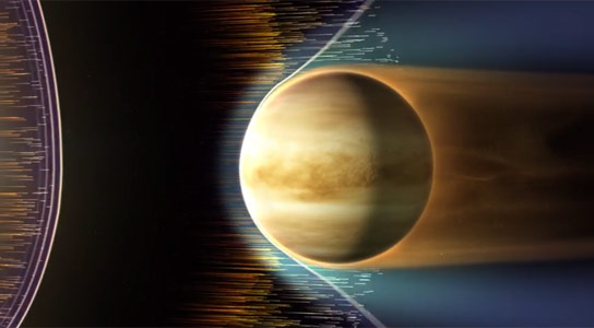 Venus magnetic field