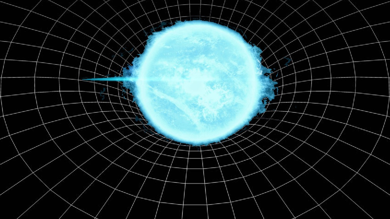 Vega's gravity field