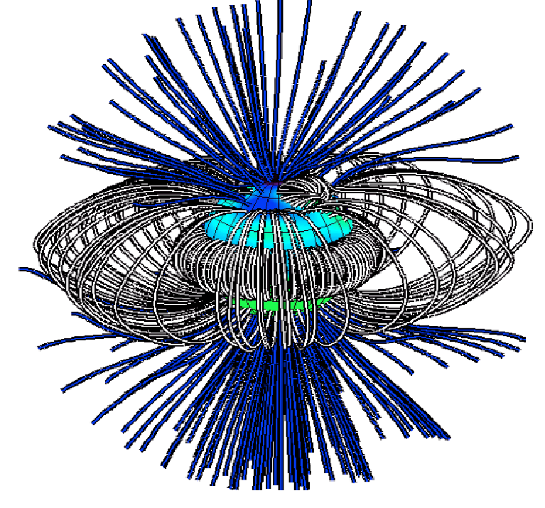 Vega's magnetic field